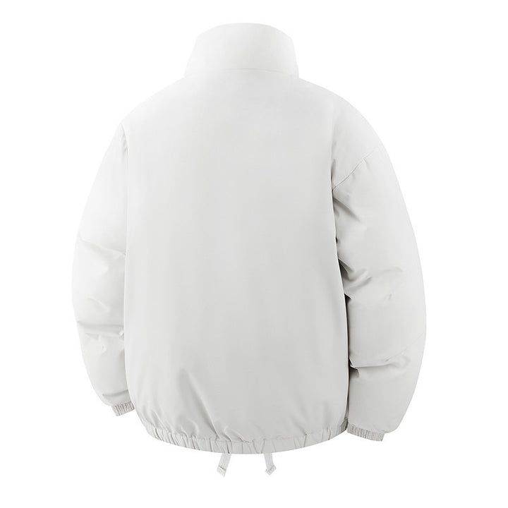 Herren Oversized Thermo‑Steppjacke mit hohem Kragen, Reißverschluss und Tunnelzug Drune