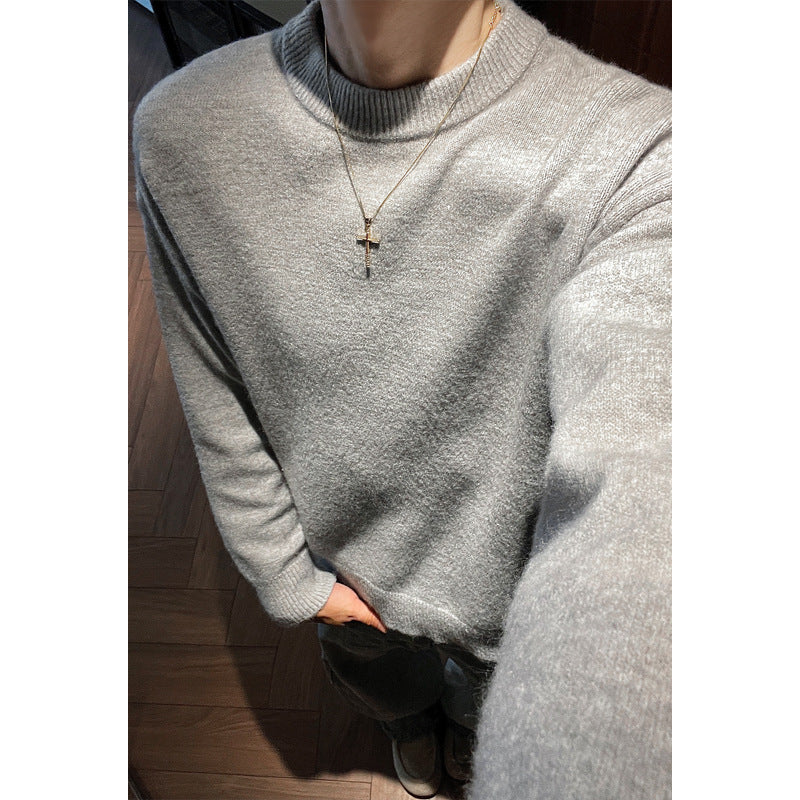 Herren Modischer Rundhals-Pullover Drune