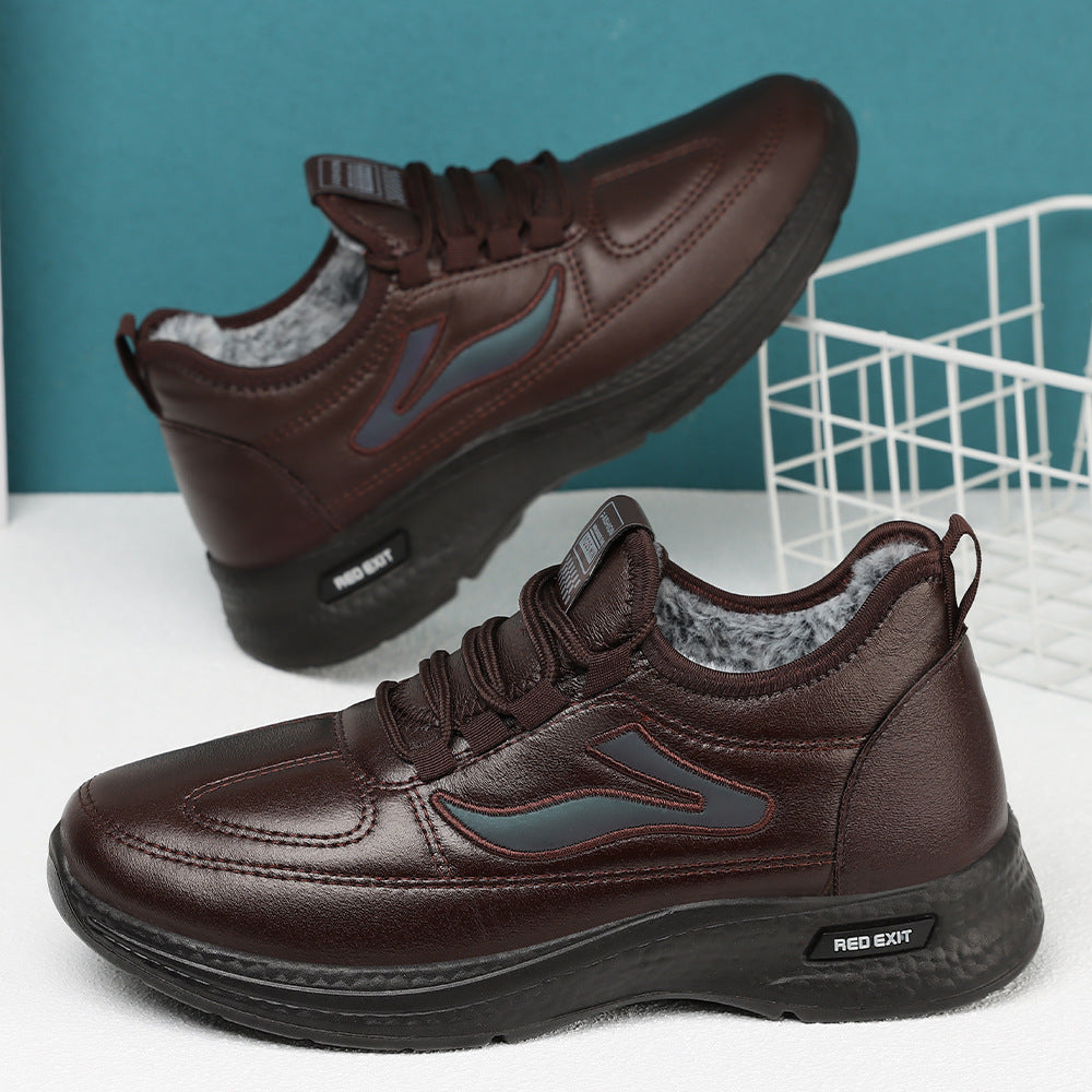 Damen Sportliche Lammfell-Sneaker mit rutschfester Sohle Drune