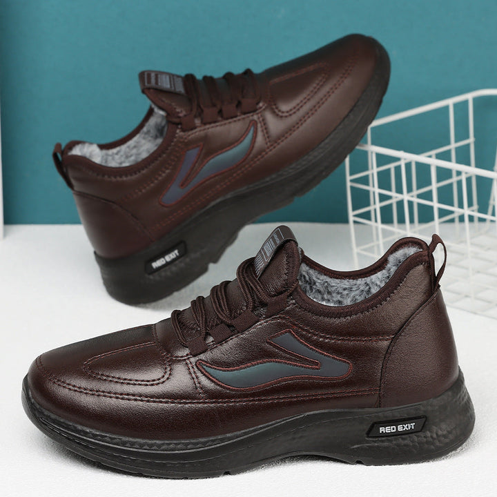 Damen Sportliche Lammfell-Sneaker mit rutschfester Sohle Drune