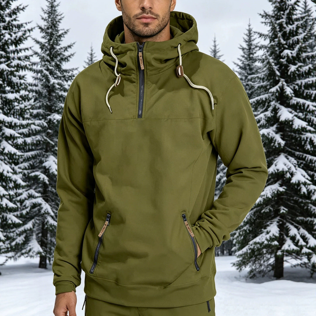 Herren Winddichte Kapuzenjacke Drune