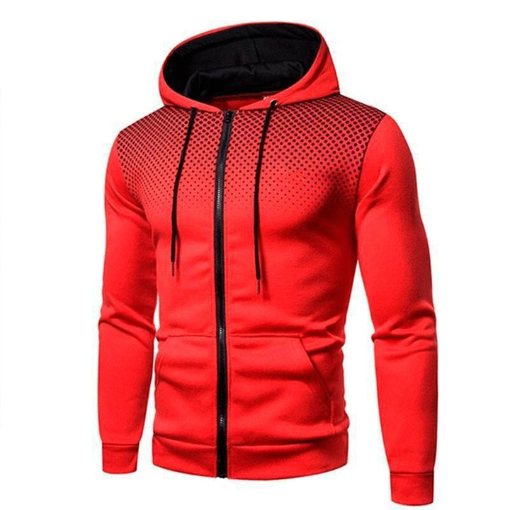 Herren Sportlicher Kapuzenpullover mit stylischem Grafikdesign Drune