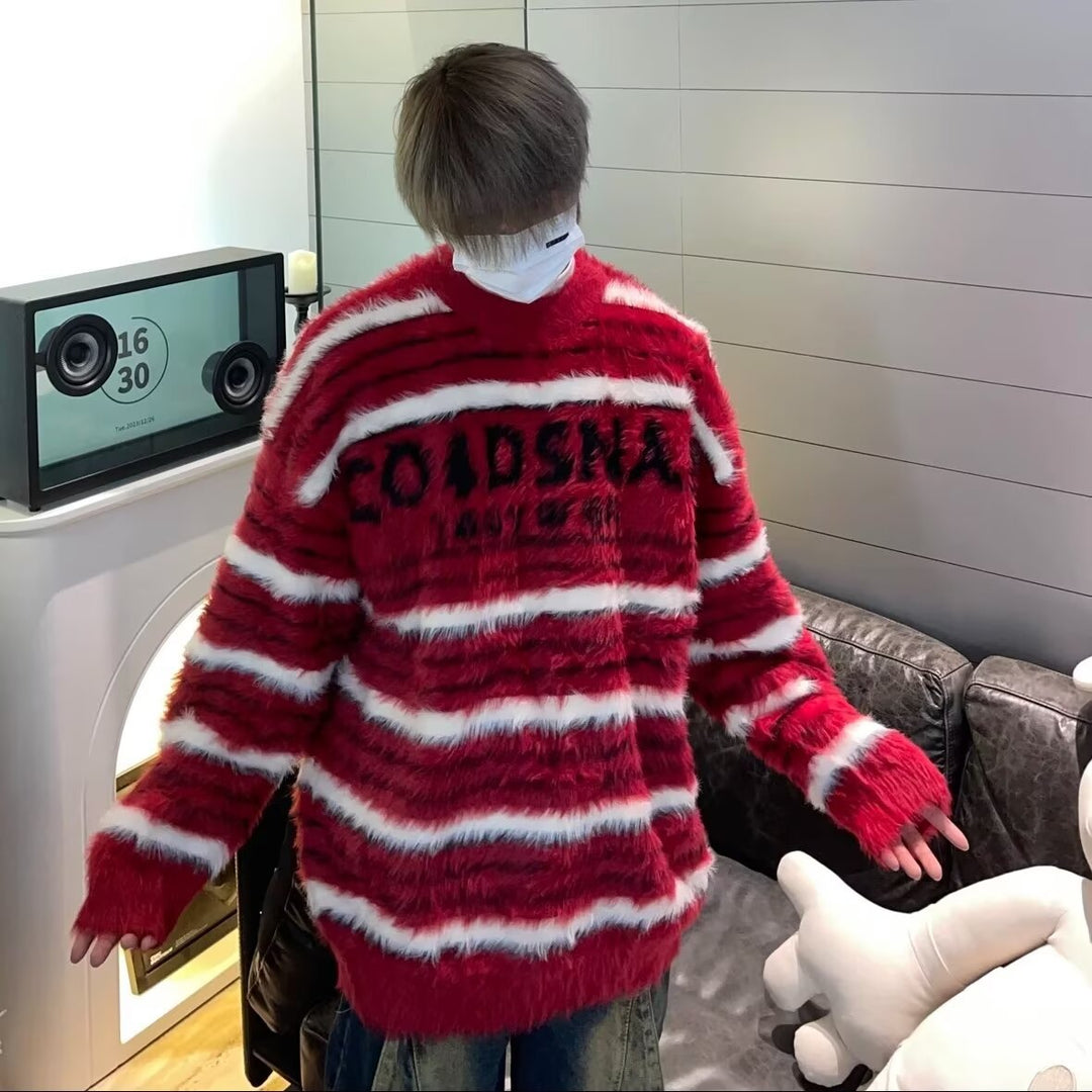 Unisex Stilvoller Grobstrickpullover Drune