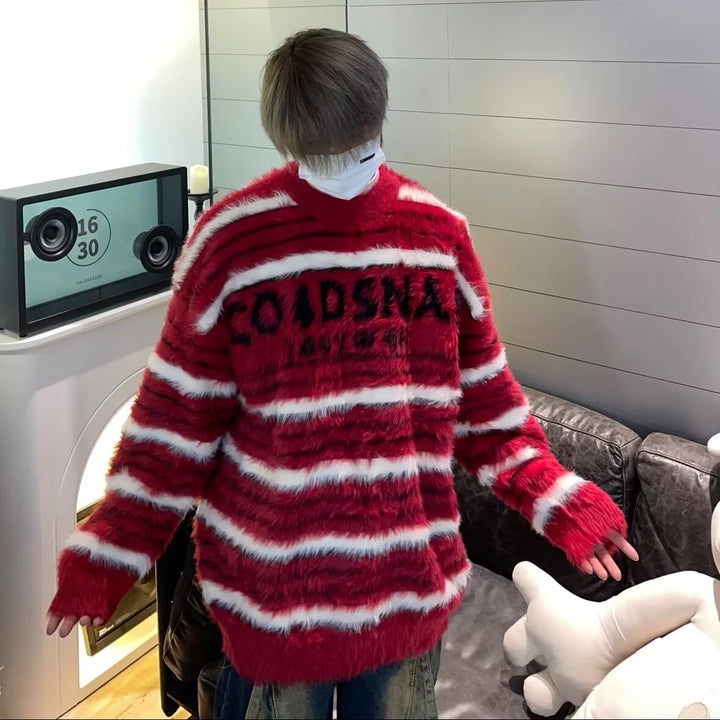 Unisex Stilvoller Grobstrickpullover Drune
