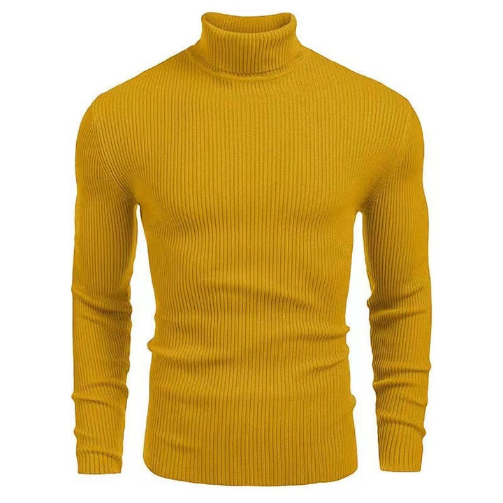 Herren Rollkragenpullover mit strukturiertem Rippenmuster Drune