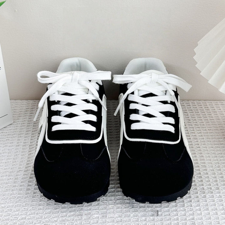 Damen Sportliche Freizeitsneaker mit atmungsaktiver Mesh-Oberfläche und dämpfender Sohle Drune