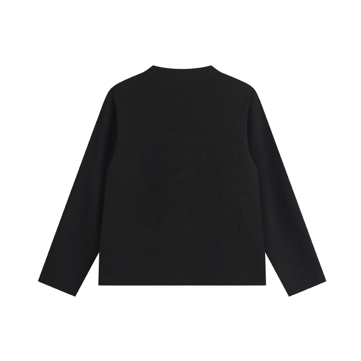 Unisex Oversize-Sweatshirt mit seitlichen Druckknopfleisten und Rundhals Drune