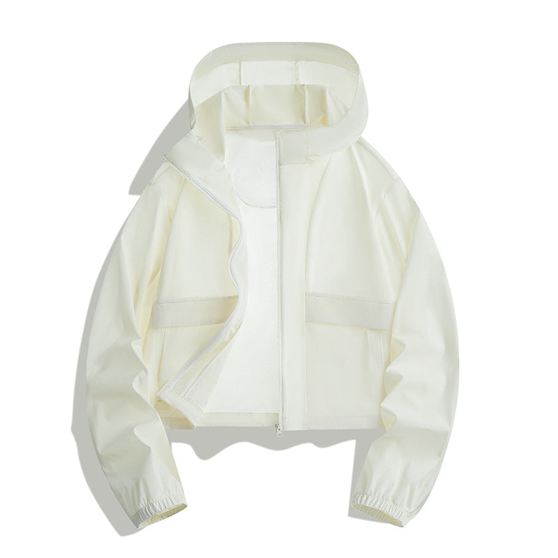 Damen modische kurze Jacke Drune