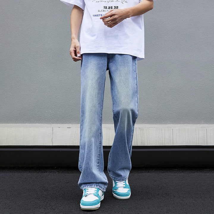 Herren Modische Wide-Leg Jeans Drune