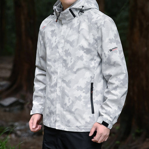 Herren wetterfeste Outdoor-Jacke Drune
