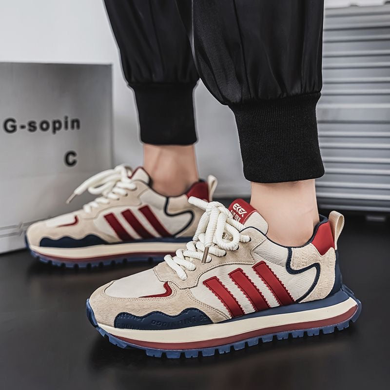 Herren Retro-Sneaker mit Wildleder-Overlays und gedämpfter Profilsohle Drune
