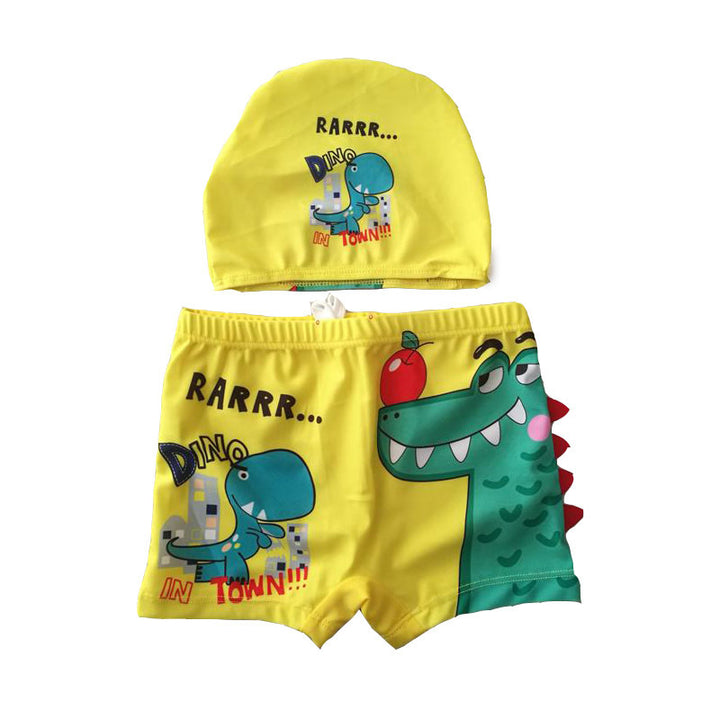 Jungen Schwimmset mit fröhlichem Dinosaurier-Motiv Drune