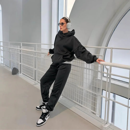 Damen lässiges und gemütliches Lounge-Set Drune