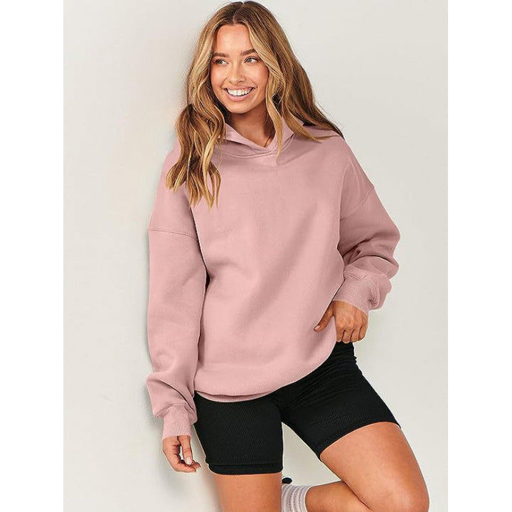 Damen bequeme Kapuzen-Sweatshirt Drune