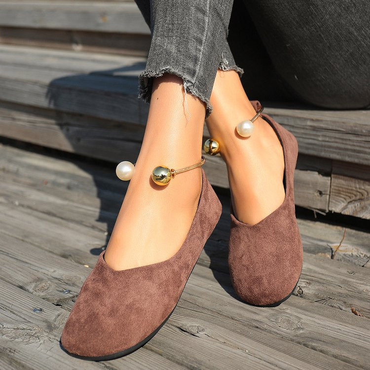 Damen Elegante und Bequeme Ballerinas Drune