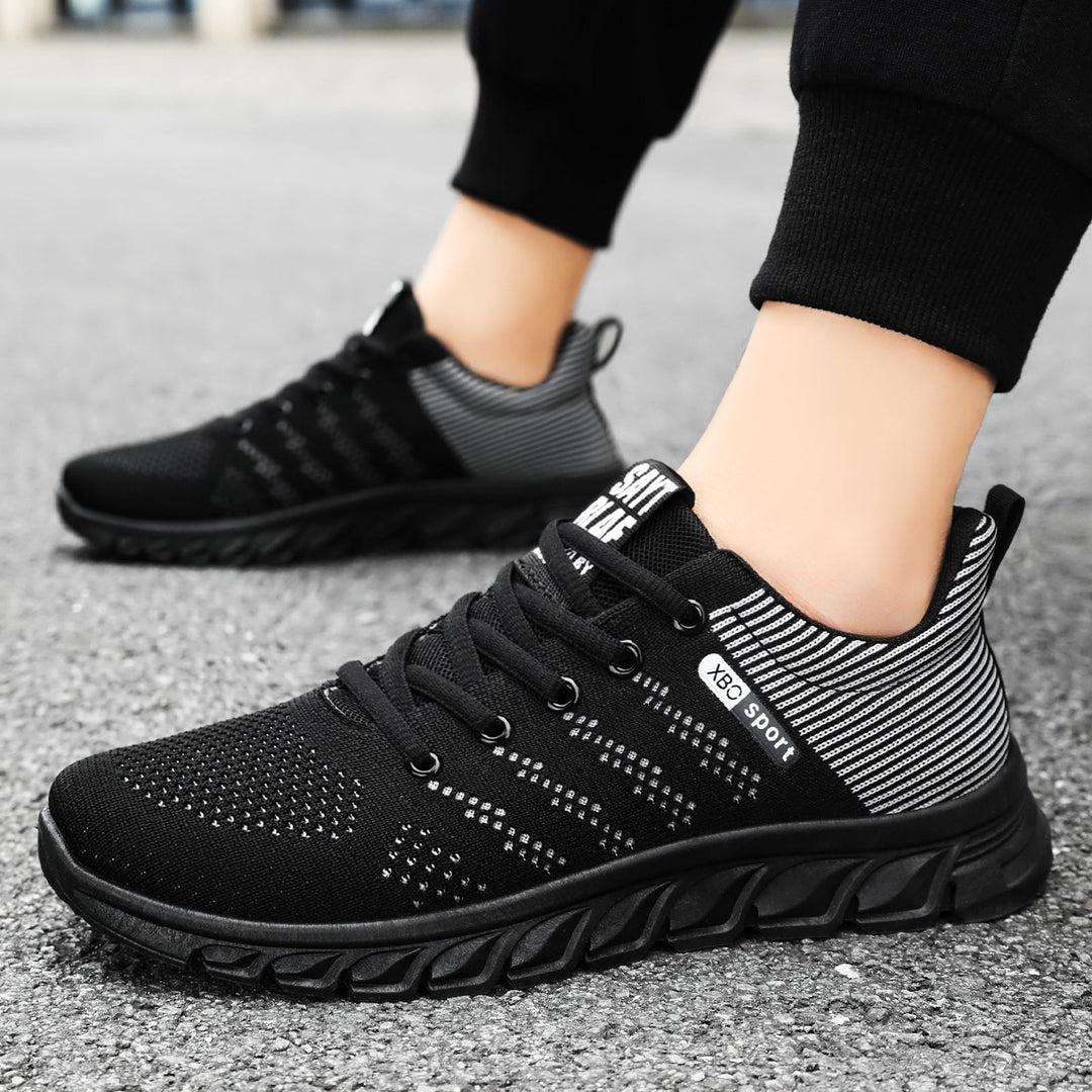 Damen Sportliche Sneakers mit atmungsaktiver Mesh-Oberfläche und rutschfester Sohle Drune