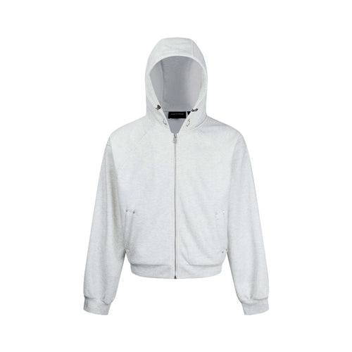 Damen Kapuzen-Sweatjacke mit Reißverschluss und Raglanärmeln Drune