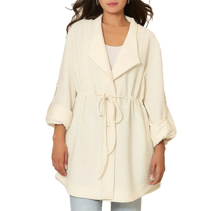 Damen Lässige und elegante Longcardigan Drune