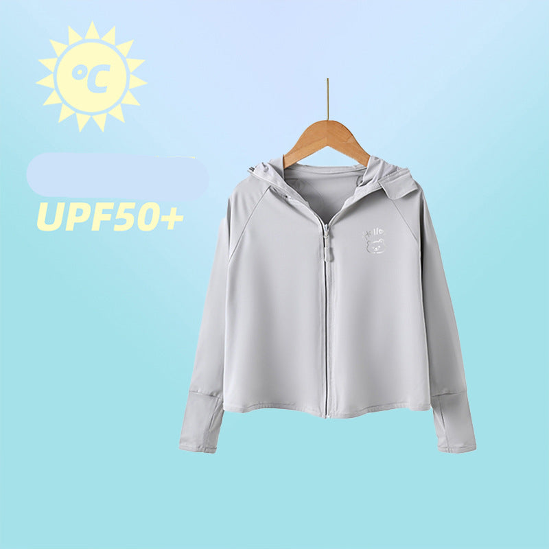 Damen performante UV-Schutzjacke mit Kapuze Drune