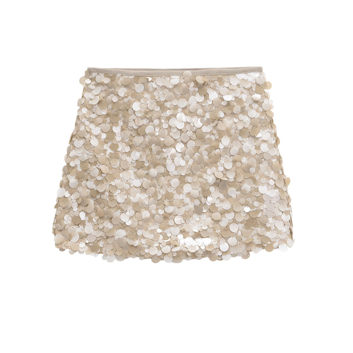 Femme Pailletten Minirock Drune