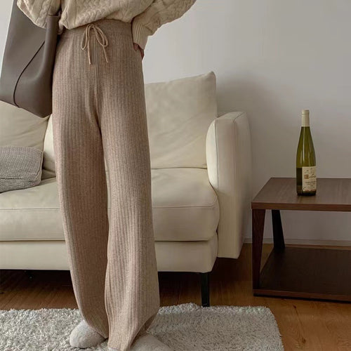 Damen Bequeme und elegante Strickhose Drune