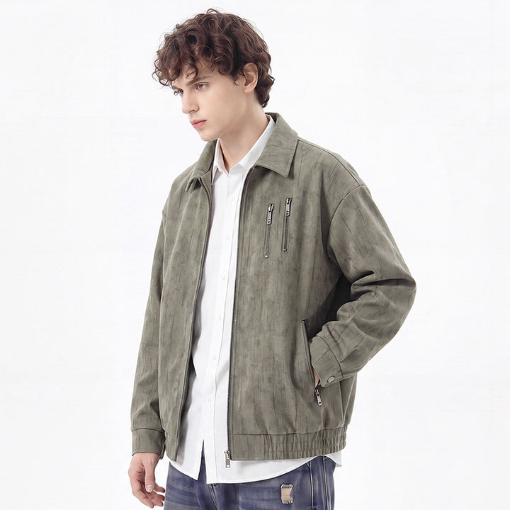 Herren Modische Casual Jacke Drune