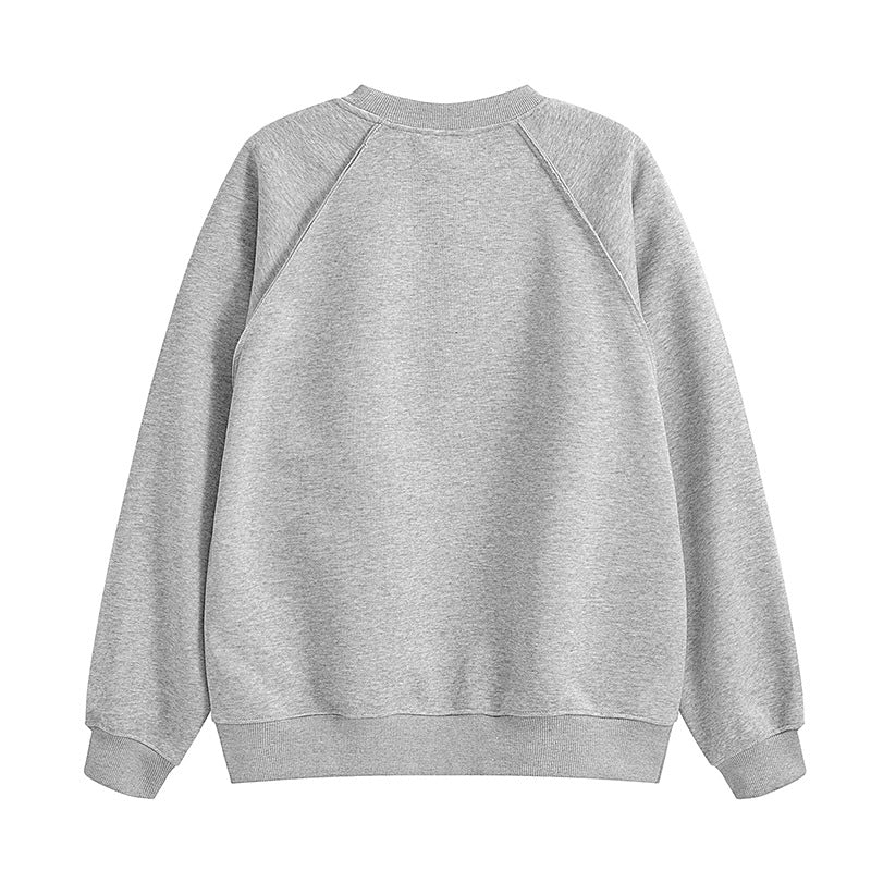 Unisex Oversize Sweatshirt mit Raglanärmeln und Rippbündchen Drune