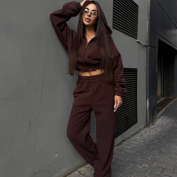 Damen Urbaner Oversized Jumpsuit mit Kapuze Drune