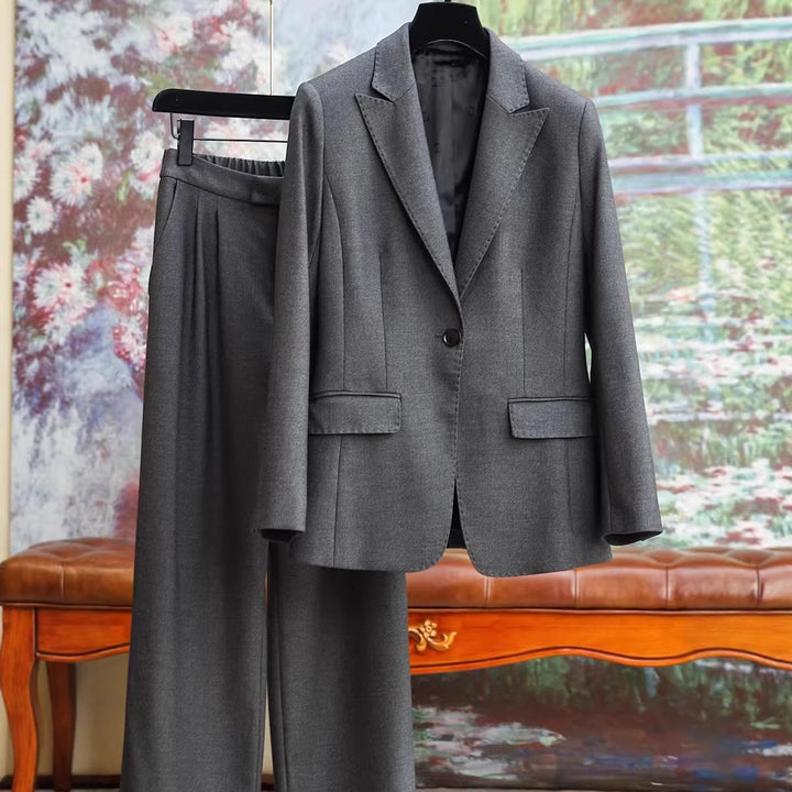 Damen Elegantes Blazer- und Hosen-Set Drune