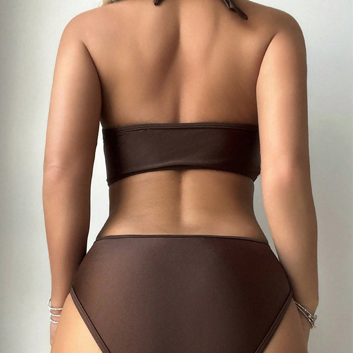 Damen Einteiler Badeanzug mit innovativem Schnitt und sexy Cut-Out-Design Drune