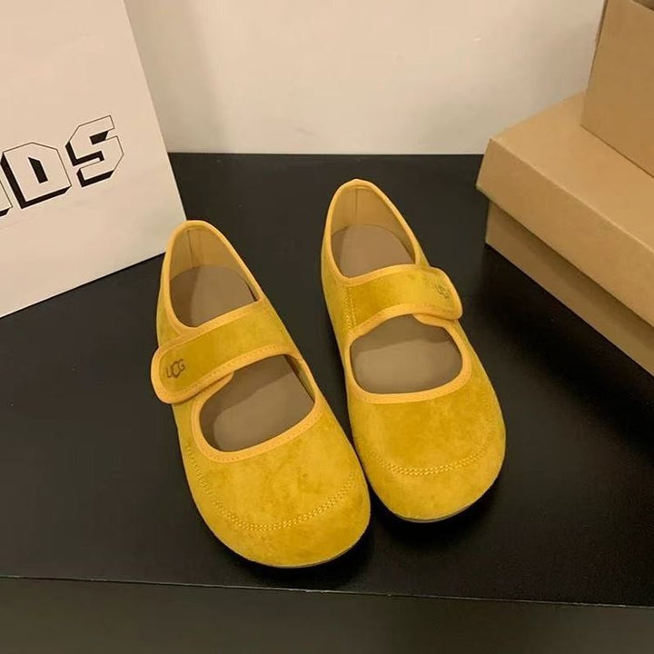 Damen Komfortable Mary Jane Schuhe Drune