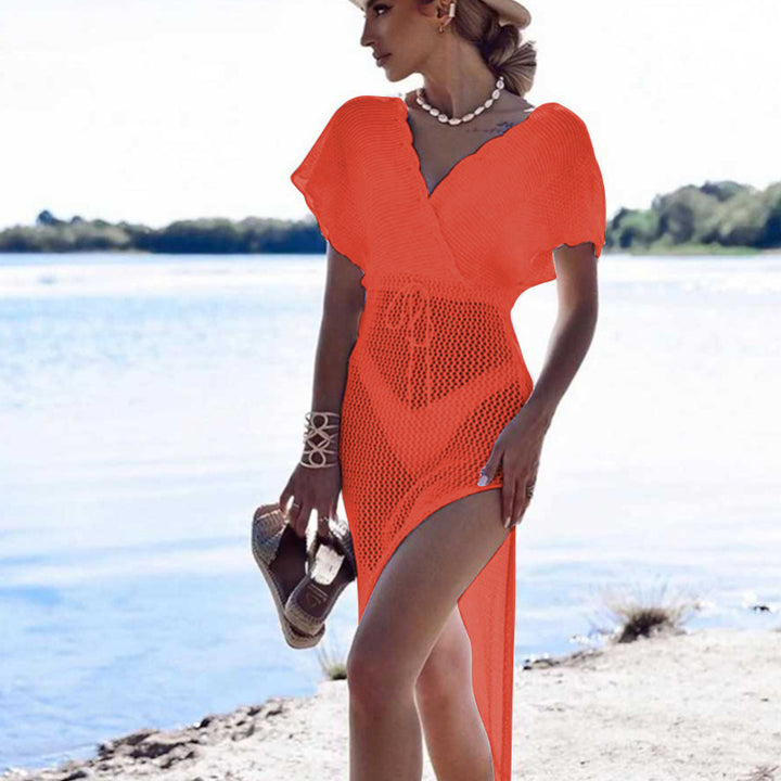 Damen strandfreundliches Netzkleid Drune