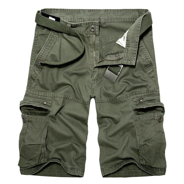 Herren Cargo-Shorts mit multifunktionalen Taschen und verstellbarem Gürtel Drune