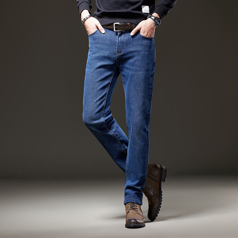 Herren Jeans im geraden Schnitt aus Stretch-Denim mit klassischem fünf‑Taschen‑Schnitt Drune