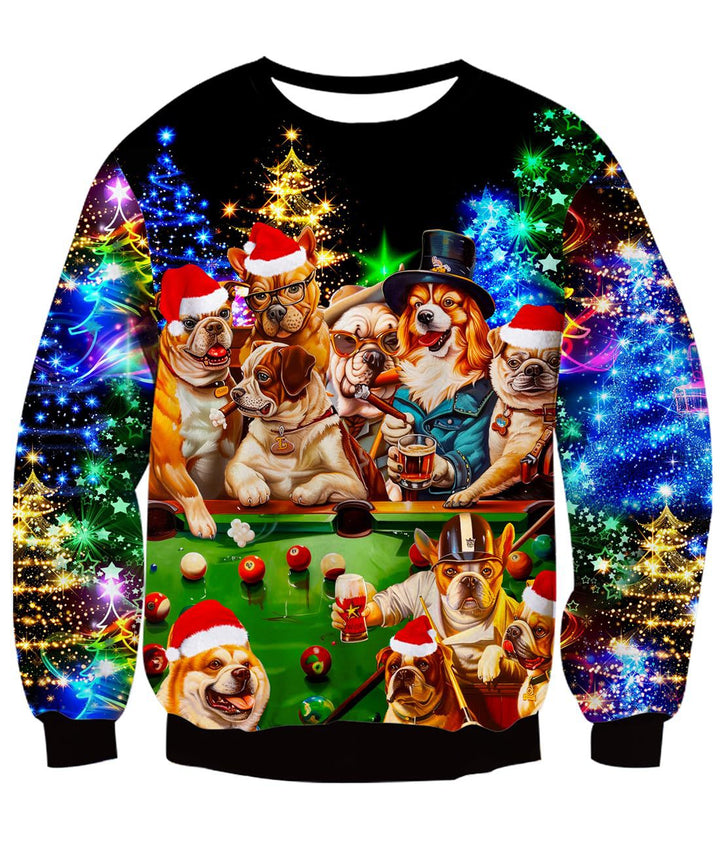 Damen Lustiger Sweatshirt mit einzigartigem Katzenmotiv Drune