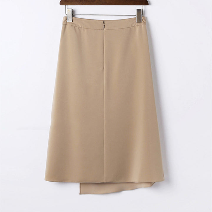 Damen Eleganter Wickelrock mit fließendem Design Drune
