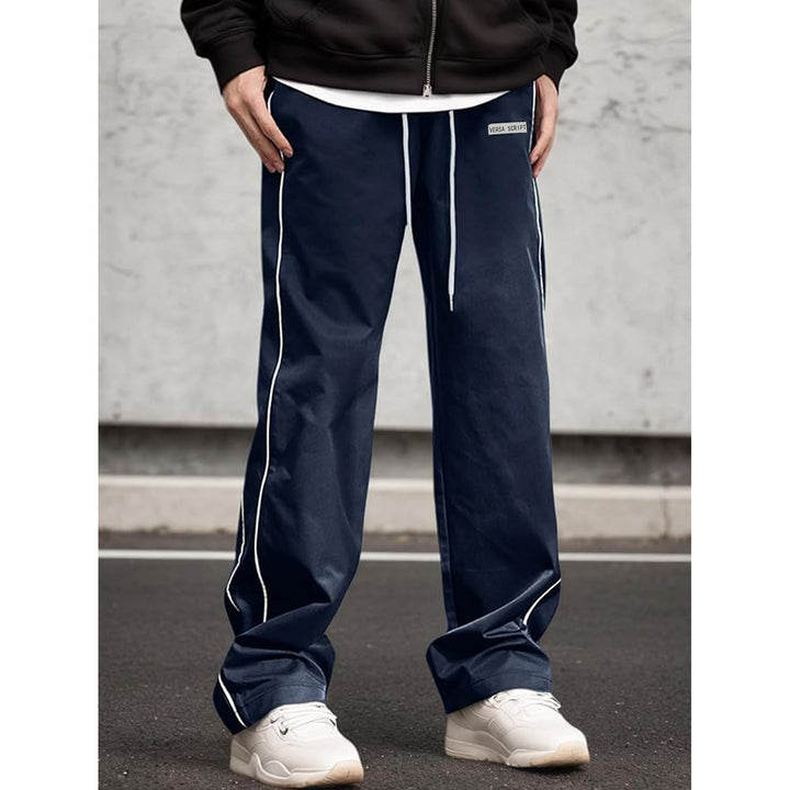 Herren Sportliche Freizeithose mit seitlichen Kontraststreifen Drune