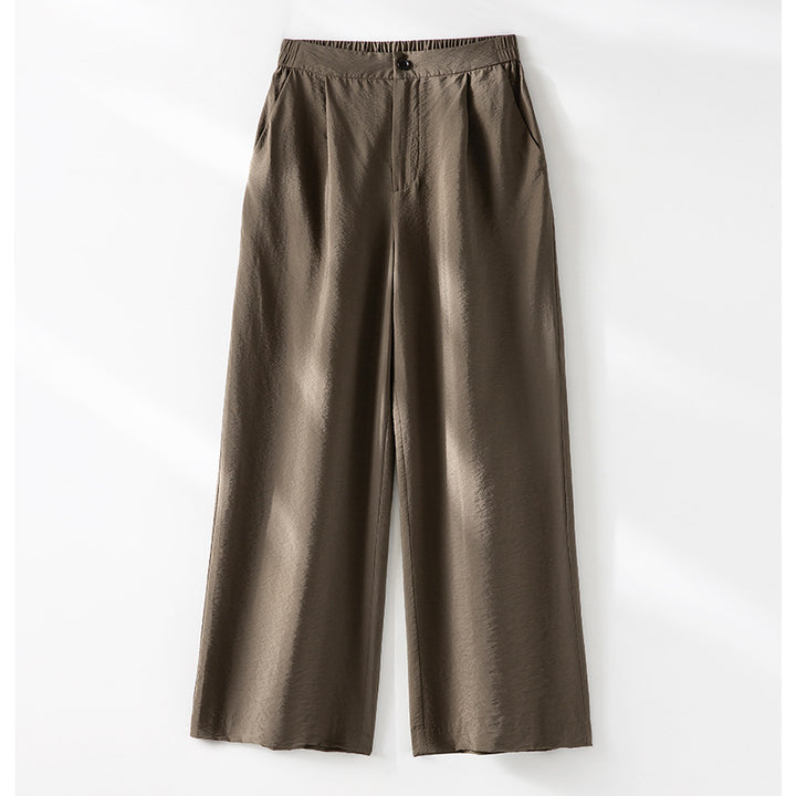 Damen Leichter Oversize-Blazer mit V-Ausschnitt, Ein-Knopf-Verschluss und gerafften Dreiviertelärmeln Drune