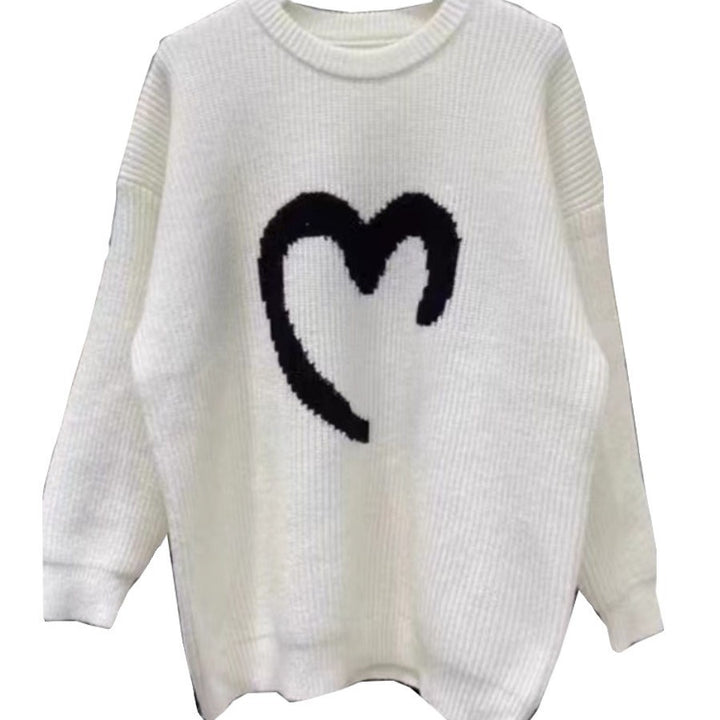 Damen Oversized Pullover mit strukturiertem Zopfmuster Drune