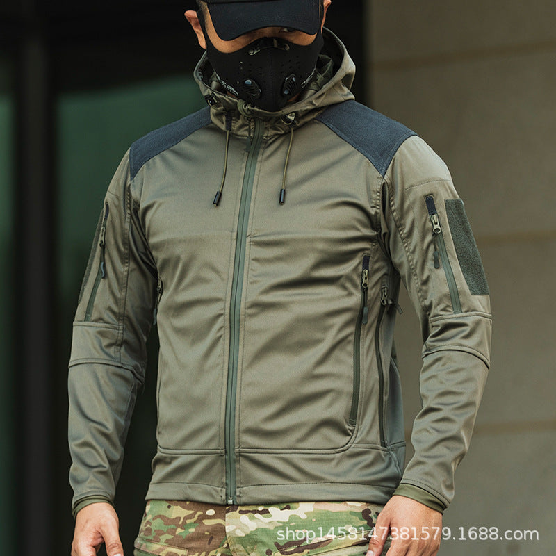 Herren funktionale Outdoor-Jacke mit isolierter Steppstruktur Drune