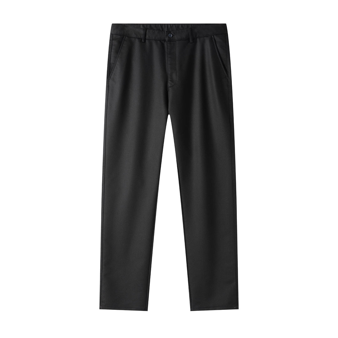 Herren Elegante Slim-Fit Anzughose mit Bügelfalte und verdeckten Taschen Drune