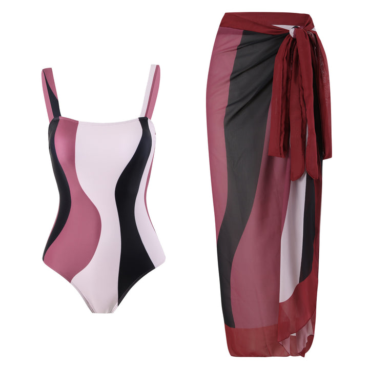 Damen Bademode Set mit trendigem Wickelrock und modernem Schnitt Drune