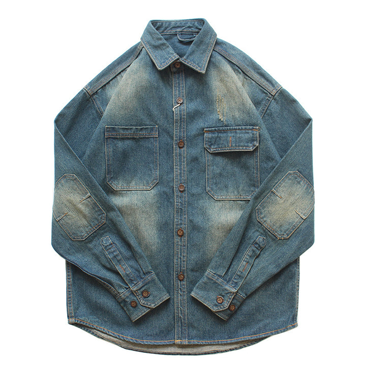 Herren Denim Überhemd Drune