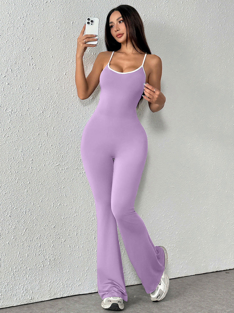 Damen Overall mit Spaghettiträgern Drune