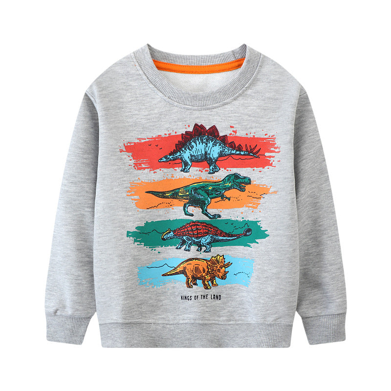 Jungen Sweatshirt mit lebendigem Dinosaurier-Motiv Drune