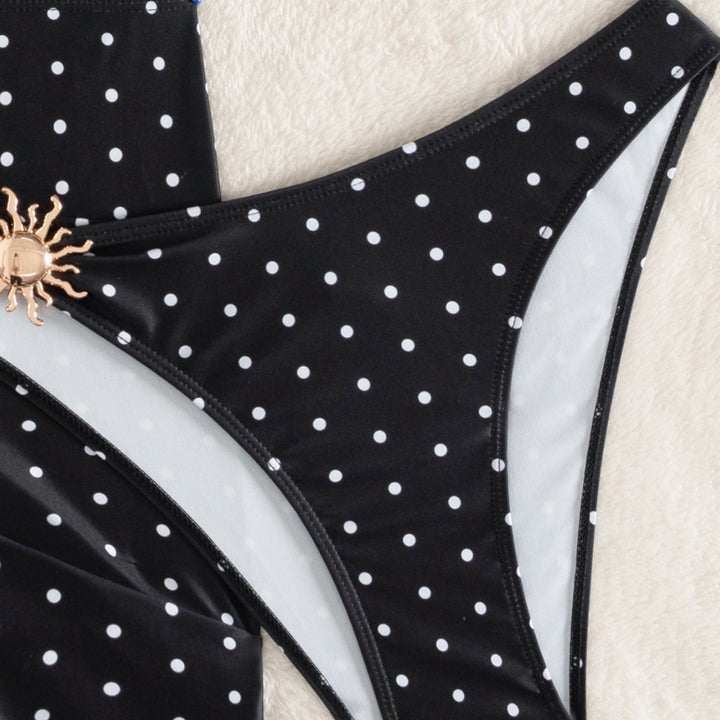 Damen Bikini mit elegantem Punktemuster Drune
