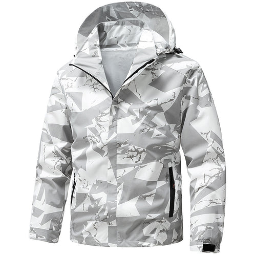 Herren Leichte und wasserfeste Outdoor-Jacke Drune