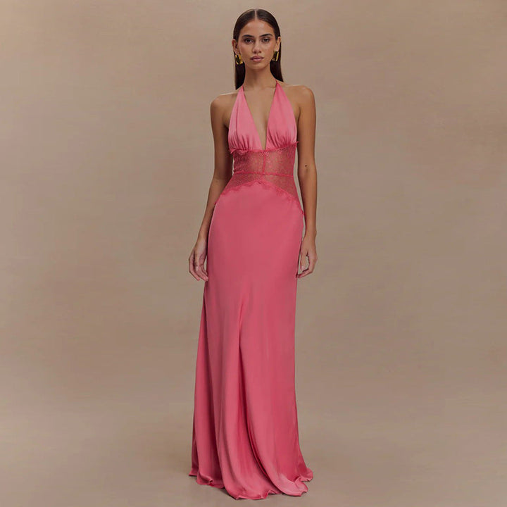 Damen Glamouröses Abendkleid mit Corsagen-Oberteil Drune