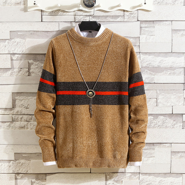 Herren modischer Pullover mit gestreiftem Design und hohem Komfort Drune