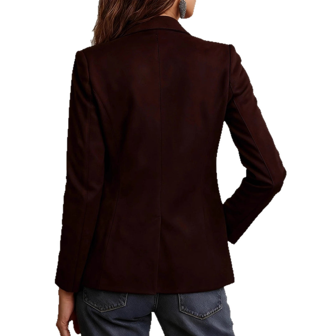 Damen Eleganter Wildlederblazer Drune